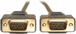 15 ft VGA Monitor Cable HD15 M/M Gold Connectors 640x480 Resolution