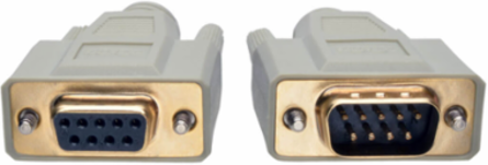 6 ft DB9 Serial Extension Cable, RS-232, Male/Female, Lifetime Warranty