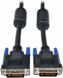 6 Ft DVI-I Dual Link Digital/Analog Monitor Cable, Gold Plated, 2560 x 1600 Support