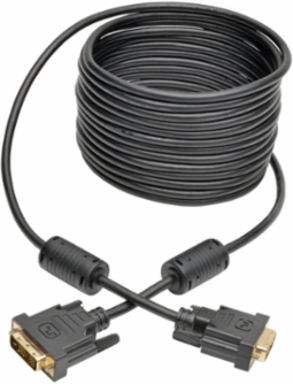 DVI-D Single Link Cable 20 ft, Supports 1920x1200, Gold-Plated Connectors