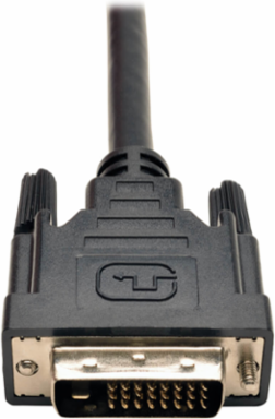 DVI Y Splitter Cable 1 ft, DVI-D Male to 2 DVI-D Female, Supports 1920x1080
