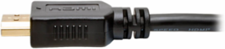 HDMI to VGA + Audio Active Converter Cable, 6 ft, HD15 Low-Profile, 3.5mm Audio