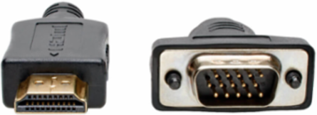 HDMI to VGA Active Adapter Cable, 6 ft, Gold-Plated, Supports 1920 x 1200 @ 60 Hz