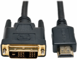 HDMI to DVI Cable 20 ft, Digital Video Adapter, Gold Plated Connectors