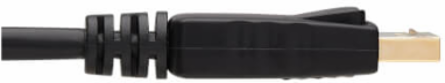 HDMI to DisplayPort Active Adapter Cable, 4K, USB Power, M/M, Black, 2 m