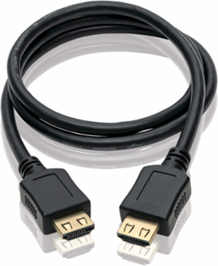 High-Speed HDMI Cable 3 ft, 4K Resolution, Gripping Connectors