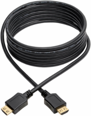High-Speed HDMI Cable 10 Ft, 4K Support, Gripping Connectors, Black