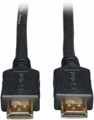 High Speed HDMI Cable 10 ft, UHD 4K, Black, Gold Connectors, 18 Gbps