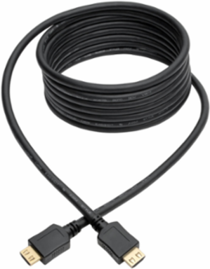 High-Speed HDMI Cable 12 Ft, Gripping Connectors, 4K, Black