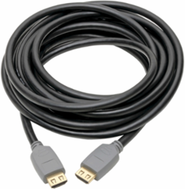 High-Speed HDMI 2.0a Cable, 4K 60 Hz, Gripping Connectors, 15 ft.