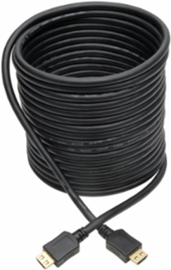 High-Speed HDMI Cable 25 Ft, Gripping Connectors, 1080p, Black