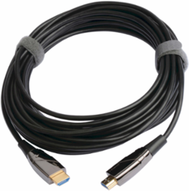 High-Speed HDMI 2.0 Fiber Active Optical Cable, 16 ft, 4K HDR @ 60 Hz, Black