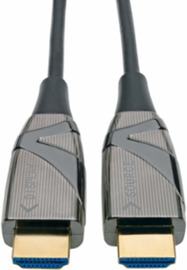 High-Speed HDMI 2.0 Fiber Active Optical Cable, 16 ft, 4K HDR @ 60 Hz, Black