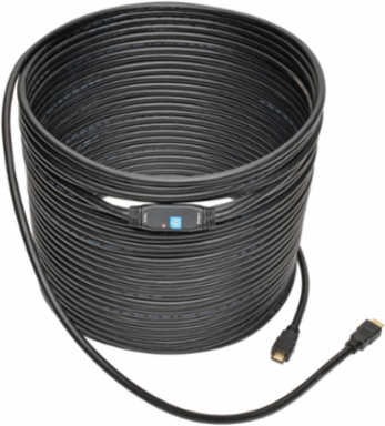 Active High-Speed HDMI Cable 80 ft, Supports 1080p @ 60 Hz, Built-In Signal Booster