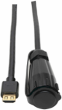 High-Speed HDMI Cable - IP68 Rated, 3 ft., 4K HDMI 2.0, Black