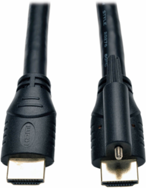 High Speed HDMI Cable 6 ft., UHD 4K, 24AWG, Locking Connector