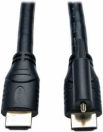 High Speed HDMI Cable 6 ft., UHD 4K, 24AWG, Locking Connector