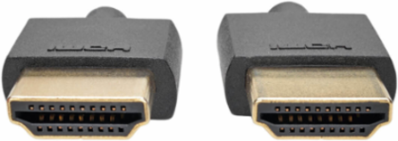 Slim High-Speed HDMI Cable 6 ft., 4K UHD, Gold-Plated Connectors
