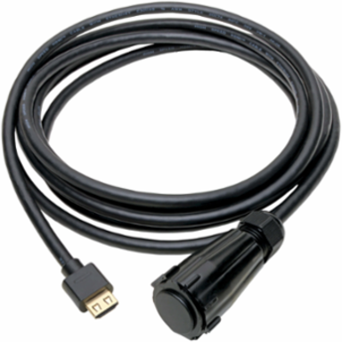 High-Speed HDMI Cable, 12 ft., IP68-Rated, 4K, Ethernet, M/M