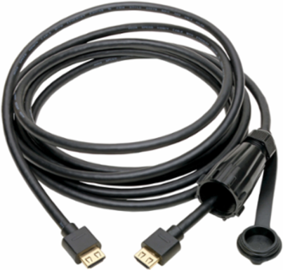 High-Speed HDMI Cable, 12 ft., IP68-Rated, 4K, Ethernet, M/M