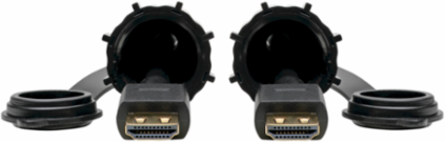 High-Speed HDMI Cable 12 ft, IP68 Rated, 4K, M/M, Black