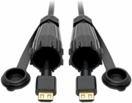High-Speed HDMI Cable 12 ft, IP68 Rated, 4K, M/M, Black