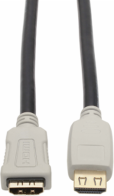 High-Speed HDMI 2.0b Extension Cable, 15 ft, 4K @ 60 Hz, Gripping Connector
