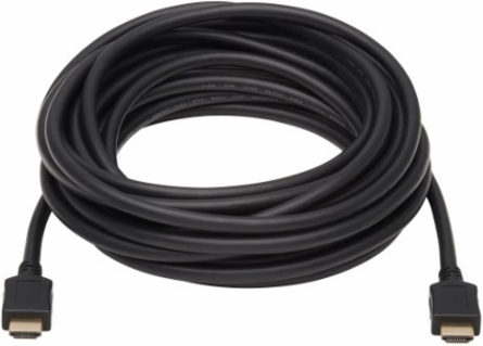 High-Speed HDMI Cable with Ethernet (M/M), UHD 4K, 4:4:4, CL2 Rated, Black, 25 ft