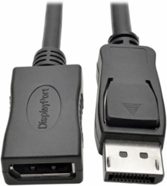 DisplayPort Extension Cable 3 ft, UHD 4K @ 60 Hz, Latching Male Connector