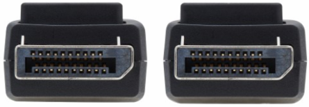 DisplayPort 1.4 Cable with Latching Connectors, 8K @ 30Hz, HDR, M/M, Black, 6 ft