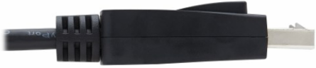DisplayPort 1.4 Cable with Latching Connectors, 8K @ 30Hz, HDR, M/M, Black, 6 ft