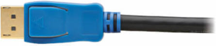 DisplayPort Cable with Latching Connectors, 8K @ 60Hz, HDR, HBR3, HDCP 2.2, M/M, Black, 9 ft