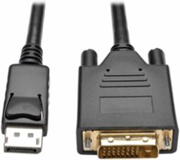 DisplayPort 1.2 to DVI Active Adapter Cable, 6 ft, 1920 x 1200 Resolution