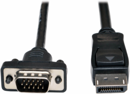 DisplayPort 1.2 to VGA Active Adapter Cable, 6 ft, HD 1080p
