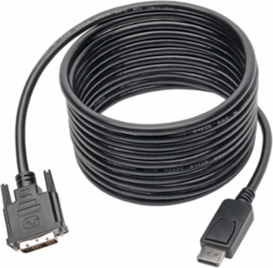 DisplayPort to DVI-D Adapter Cable, 15 ft, Male-Male, 1920x1200 @ 60Hz