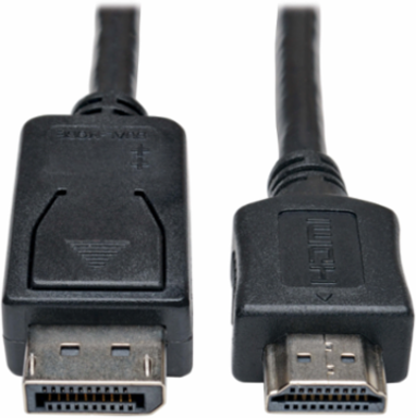 DisplayPort to HDMI Male Adapter Cable, 6 ft, Supports 1080p Resolution