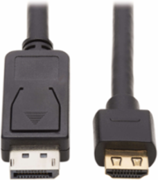10 ft DisplayPort to HDMI Active Adapter Cable, 4K @ 60 Hz, Black