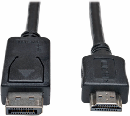 DisplayPort to HDMI Male Adapter Cable, 20 ft, 1080p Resolution Supported