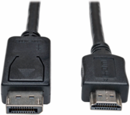 DisplayPort to HDMI Male Adapter Cable, 20 ft, 1080p Resolution Supported