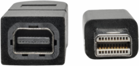 Mini DisplayPort Extension Cable 4K @ 60 Hz, 3 Ft, HDCP 2.2, Black
