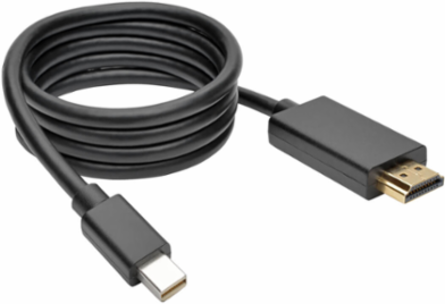 Mini DisplayPort to HDMI Adapter Cable, 3 ft., Supports 1080p Video
