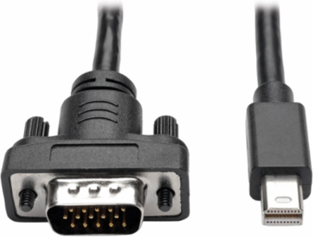 Mini DisplayPort to VGA Active Adapter Cable - 3 ft., 1080p Resolution