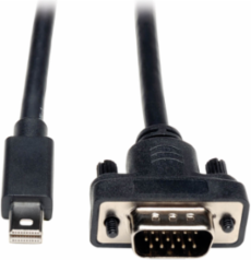 Mini DisplayPort 1.2 to VGA Active Adapter Cable, 6 ft., HD15 Male Connector
