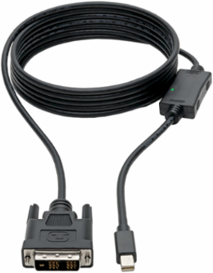 Mini DisplayPort to DVI Adapter Cable 10 ft. - Supports 1920 x 1200 Resolution