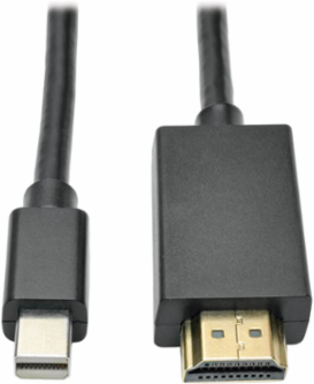 Mini DisplayPort to HDMI Cable Adapter 12 Ft, Male-Male, 1080P Support