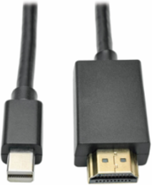 Mini DisplayPort to HDMI Cable Adapter 12 Ft, Male-Male, 1080P Support