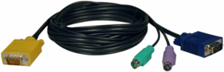 6-ft PS/2 (3-in-1) KVM Cable Kit for NetDirector B020/B022 Switches
