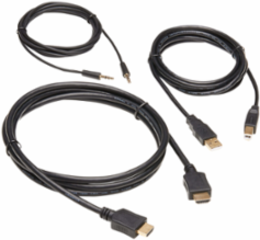 HDMI KVM Cable Kit - 6 ft., Supports 4K UHD Resolution, USB 2.0 & Audio