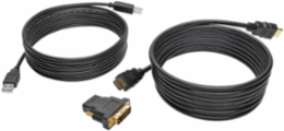 HDMI/DVI/USB KVM Cable Kit, 10 Foot, Premium Shielding, Lifetime Warranty
