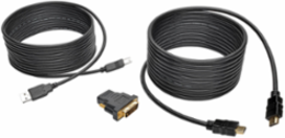 15 ft HDMI/DVI/USB KVM Cable Kit, Includes USB A/B & HDMI Cables